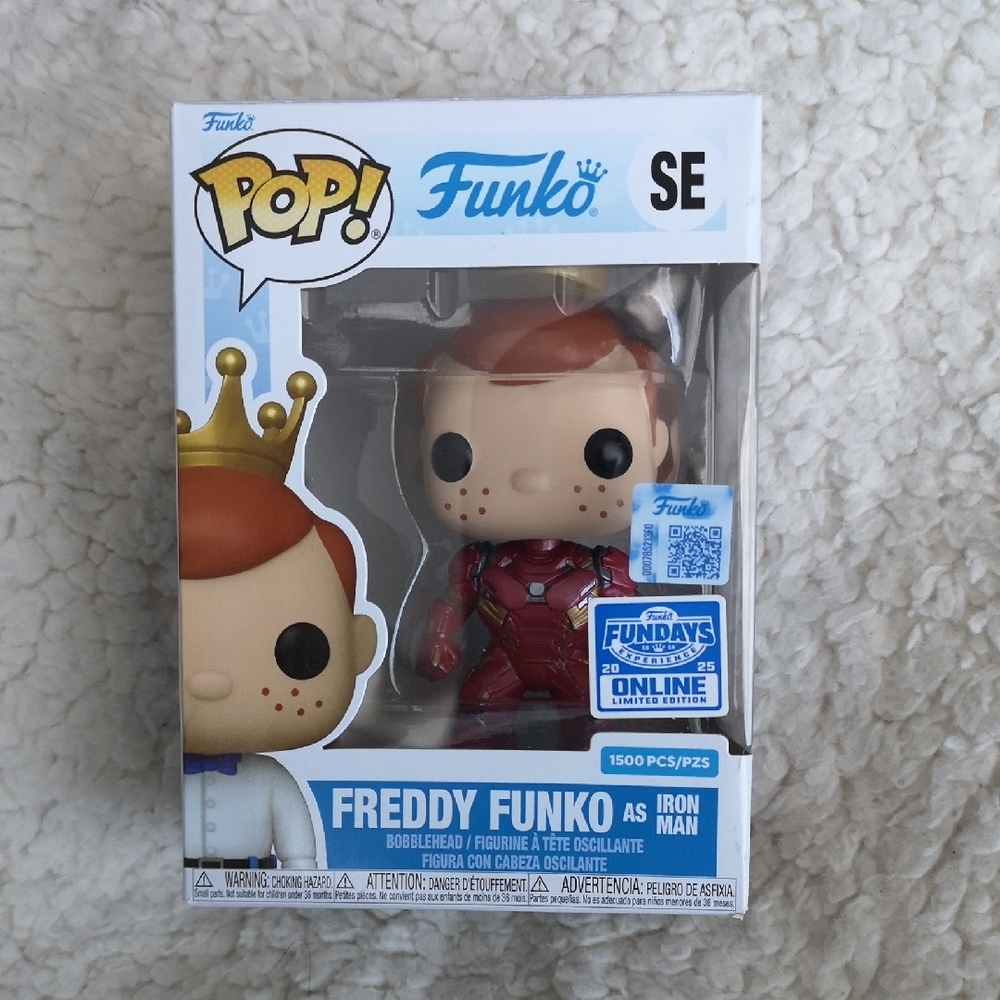 Funko Pop! Freddy Funko as Iron Man - Red & Gold Vinyl Figure